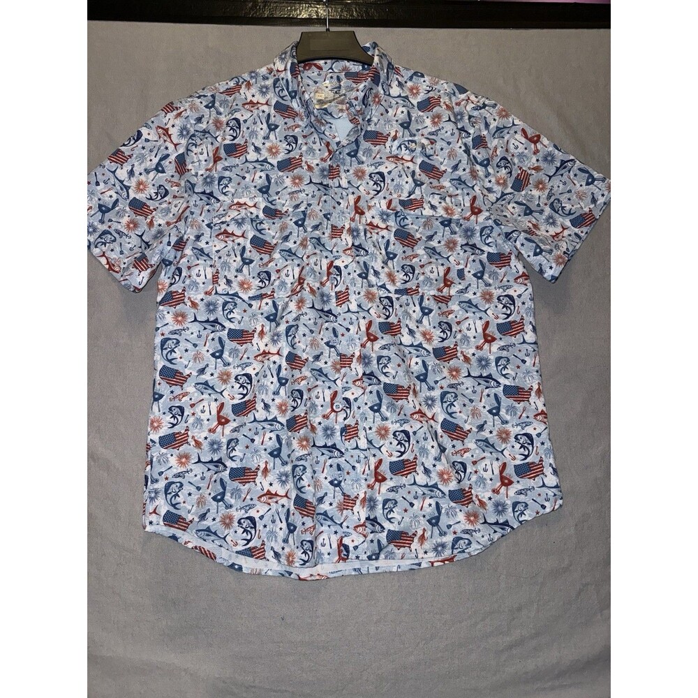 Silver Bait Men’s Short Sleeve Button Up